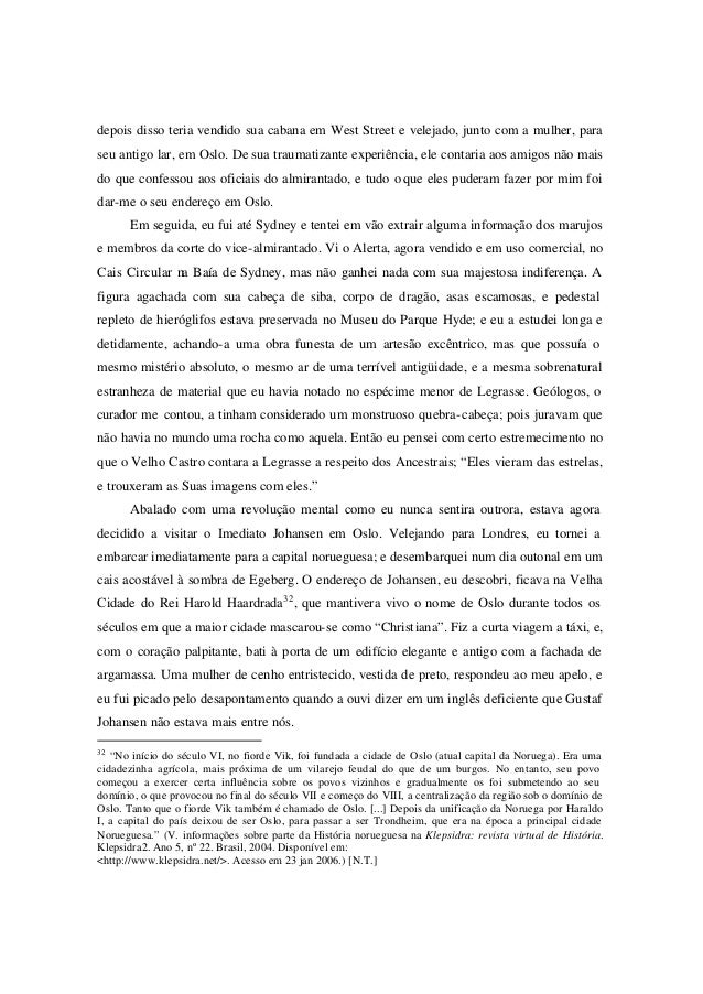 H P Lovecraft O Chamado De Cthulhu Pdf
