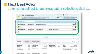 1

Next Best Action
… or not to sell but to best negotiate a collections deal ….

13
13

© 2014, Confidential, Pegasystems Inc.

 