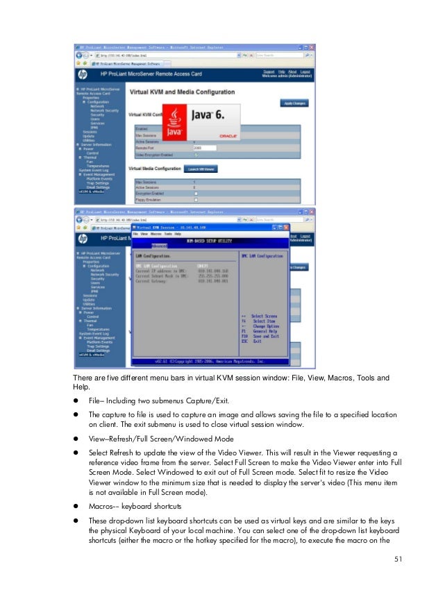 Hp Microserver Remote Access Card User Manual Hp Microserver Remote Access Card User Manual
