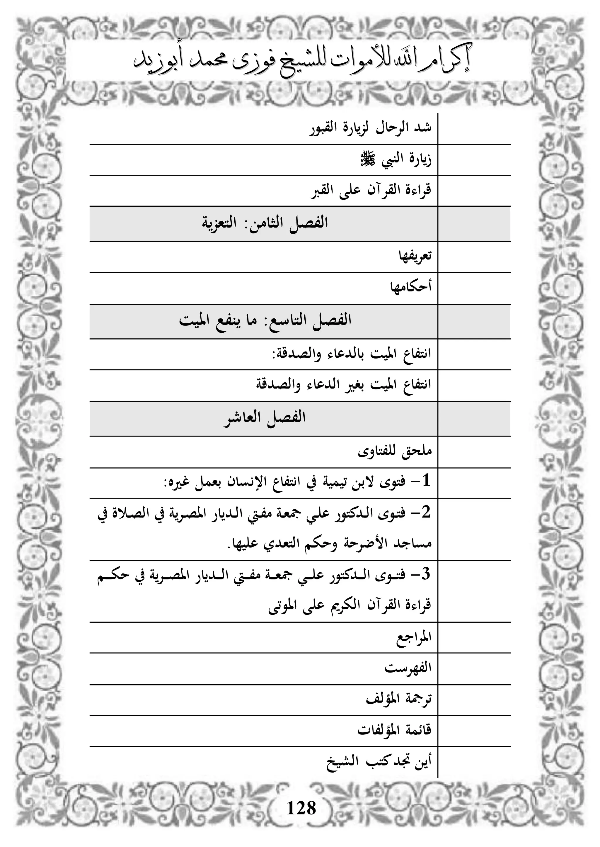 ‫إكرام‬‫إكرام‬‫لألم‬ ‫اهلل‬‫لألم‬ ‫اهلل‬‫وات‬‫وات‬‫ل‬‫ل‬‫أبوزيد‬ ‫حممد‬ ‫فوزى‬ ‫لشيخ‬‫أبوزيد‬ ‫حممد‬ ‫فوزى‬ ‫لشيخ‬
128
‫اذقبوو‬ ‫لوو‬‫ذز‬ ‫اذإلمل‬ ‫مجد‬
‫يب‬ ‫اذ‬ ‫لوو‬
‫اذقرب‬ ‫ى‬ ‫ه‬ ‫اذقإلآى‬ ‫اءو‬‫إل‬‫ا‬
: ‫اذثلم‬ ‫اذ،ص‬‫ة‬‫اذتاز‬
‫ل‬ ،‫،اإل‬
‫نمكلم‬‫ل‬
: ‫اذتلس‬ ‫اذ،ص‬‫ن‬ ‫اا‬ ، ‫مل‬
:‫اذصداة‬‫أ‬ ‫بلذدهلء‬ ‫ن‬ ‫اا‬ ‫ت،ل‬ ‫ا‬
‫اذصداة‬‫أ‬ ‫اذدهلء‬ ‫بدد‬ ‫ن‬ ‫اا‬ ‫ت،ل‬ ‫ا‬
‫اذالمجإل‬ ‫اذ،ص‬
‫حق‬ ‫م‬‫ذ‬‫،تلأة‬
3-:‫ال‬‫د‬‫ل‬ ‫بام‬ ‫ولى‬ ،‫ا‬ ‫ت،ل‬ ‫ا‬ ‫ة‬ ‫م‬ ، ‫الب‬ ‫توة‬
2-‫ة‬‫دإل‬‫ص‬‫اا‬ ‫لو‬ ‫دد‬‫ذ‬‫ا‬ ‫د‬،‫م‬ ‫دة‬‫ا‬‫يف‬ ‫دي‬ ‫ه‬ ‫ددمتوو‬‫ذ‬‫ا‬ ‫دوة‬‫ت‬‫و‬ ‫د‬‫ص‬‫اذ‬
‫أم‬ ‫ضإلمة‬ ‫ا‬ ‫د‬ ‫مول‬‫ل‬ ‫ه‬ ‫اذتادر‬ ‫كم‬.
1-‫ة‬‫دإل‬‫د‬‫د‬‫ص‬‫اا‬ ‫لو‬ ‫دد‬‫د‬‫د‬‫ذ‬‫ا‬ ‫د‬‫د‬‫د‬،‫م‬ ‫دة‬‫د‬‫د‬‫ا‬‫يف‬ ‫دي‬‫د‬‫د‬ ‫ه‬ ‫ددمتوو‬‫د‬‫د‬‫ذ‬‫ا‬ ‫دوة‬‫د‬‫د‬‫ت‬‫دم‬‫د‬‫د‬‫ك‬‫م‬
‫ااو،ى‬ ‫ى‬ ‫ه‬ ‫اذكإلمي‬ ‫اذقإلآى‬ ‫اءو‬‫إل‬‫ا‬
‫ا‬‫إل‬‫اا‬
‫إلسن‬ ،‫اذ‬
‫اامذ‬ ‫،إليفة‬
‫اامذ،لم‬ ‫الئمة‬
‫خ‬ ‫اذش‬ ‫متب‬‫جتد‬ ‫ن‬
 