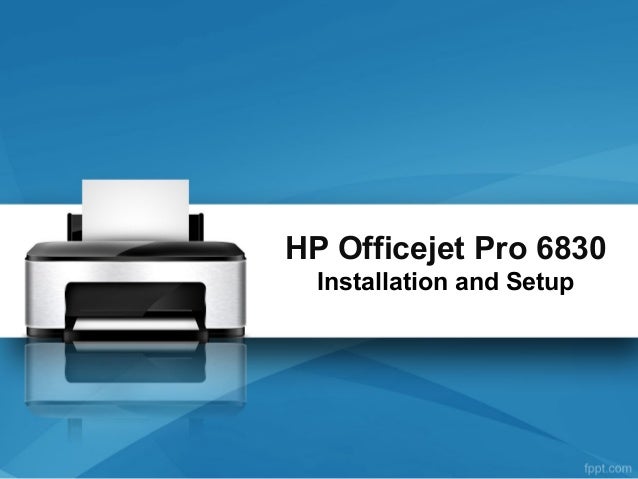 hp officejet 6830 printer