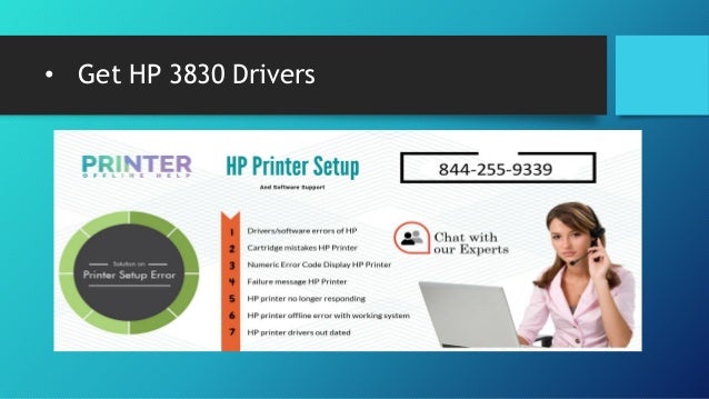 how to connect hp 3830 printer to laptop