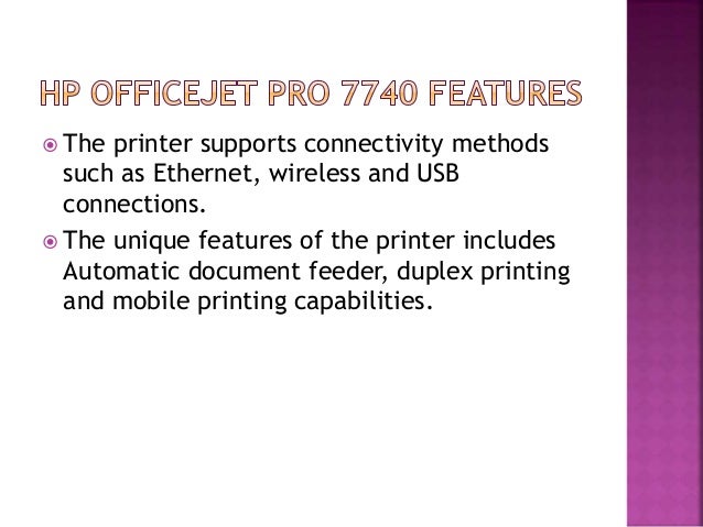 Hp Officejet Pro 7740 Driver