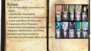 History and Philosophy of Science | PPTX
