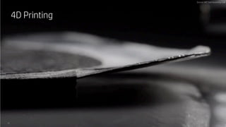 41
4D Printing
Source: MIT Self Assembly Lab
 