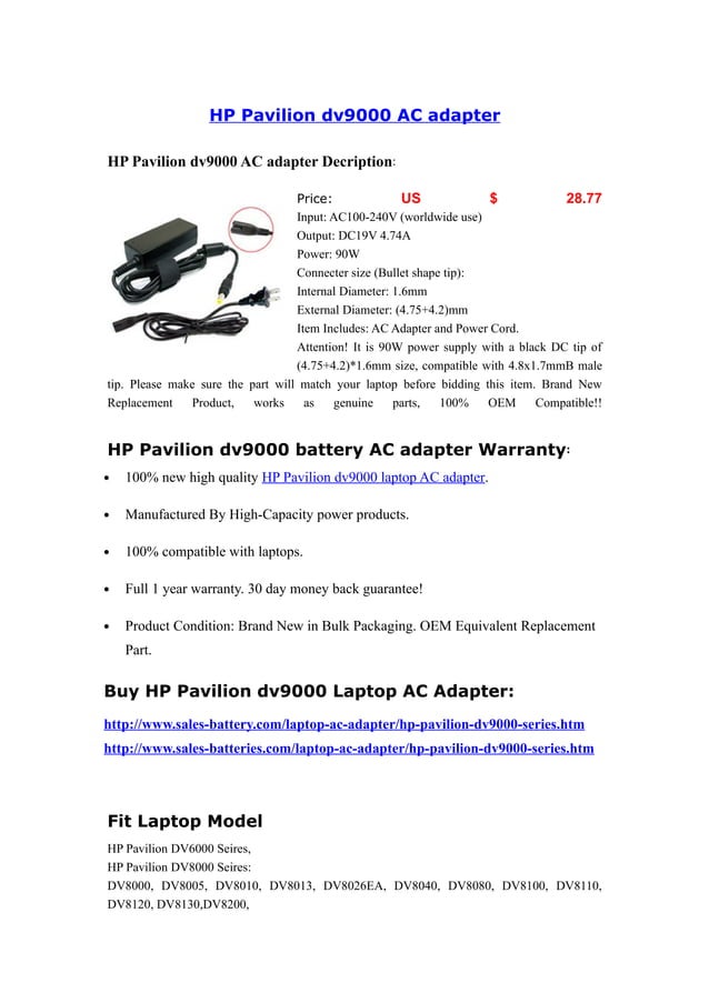 HP Pavilion DV9000 DV9500 DV9600 DV9930 DV9640 DV9207 DV9417 Series La – Dr Battery Nada - Foto 7