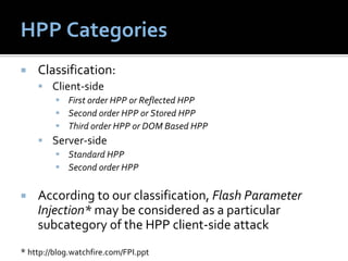 HTTP Parameter Pollution (HPP) - SEaCURE.it edition | PDF