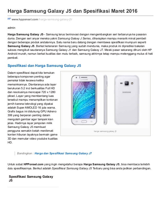 Samsung Galaxy J5 2016 Secondsamsung J56full Set