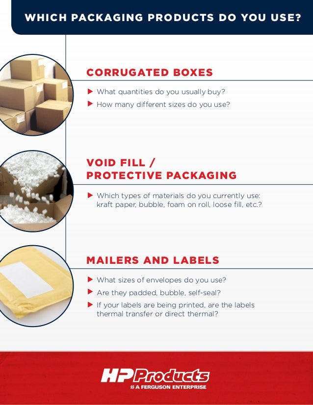 Packaging Questions from an HP Products Specialist