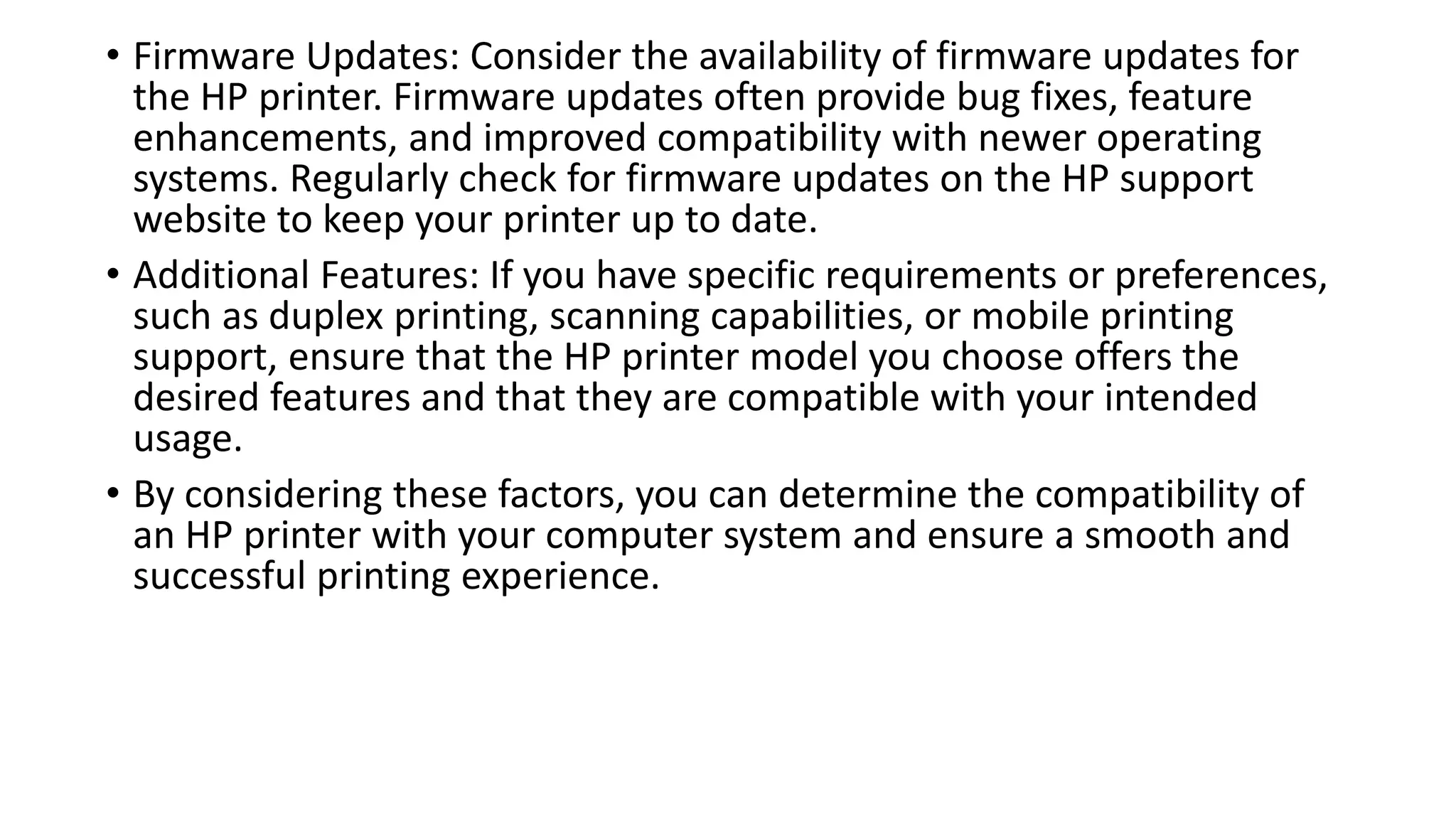 Hp printer ppt