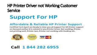 HP Printer Driver not Working Customer
Service
 