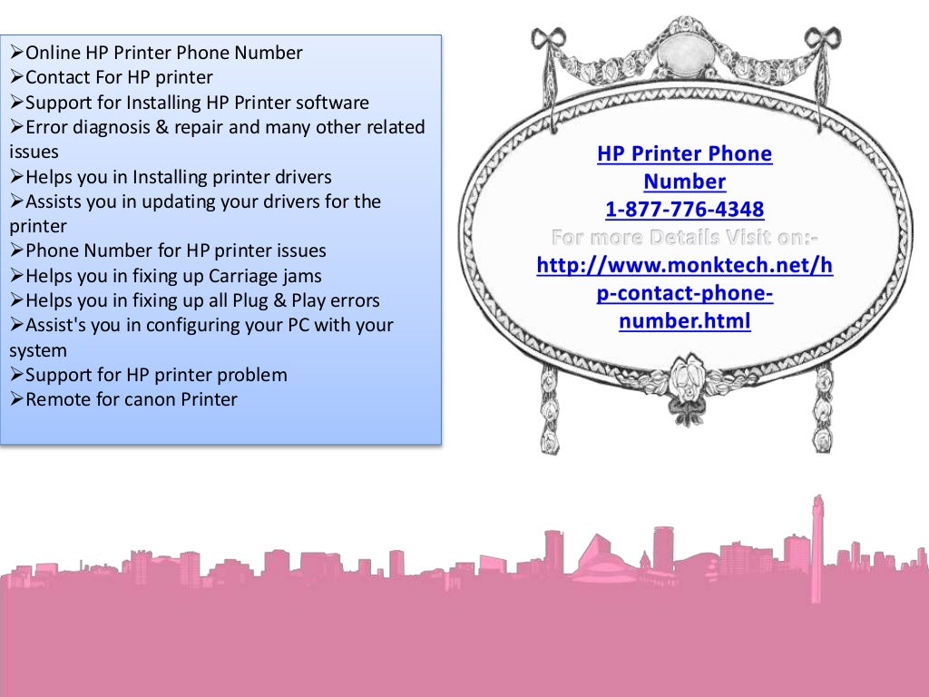 Toll free Number for HP Printer Phone 1 877 776 4348
