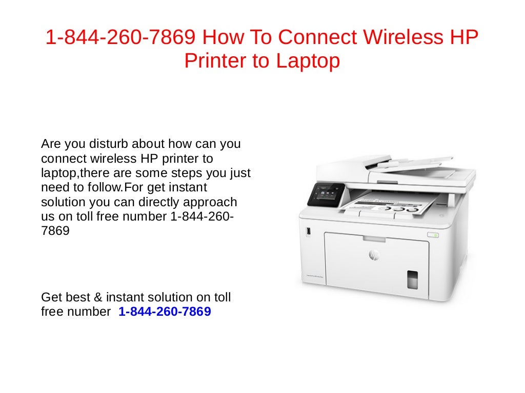 18442607869 how to connect wireless hp printer to laptop
