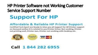 HP Printer Software not Working Customer
Service Support Number
 