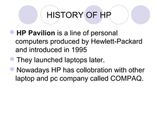 Hp products | PPT