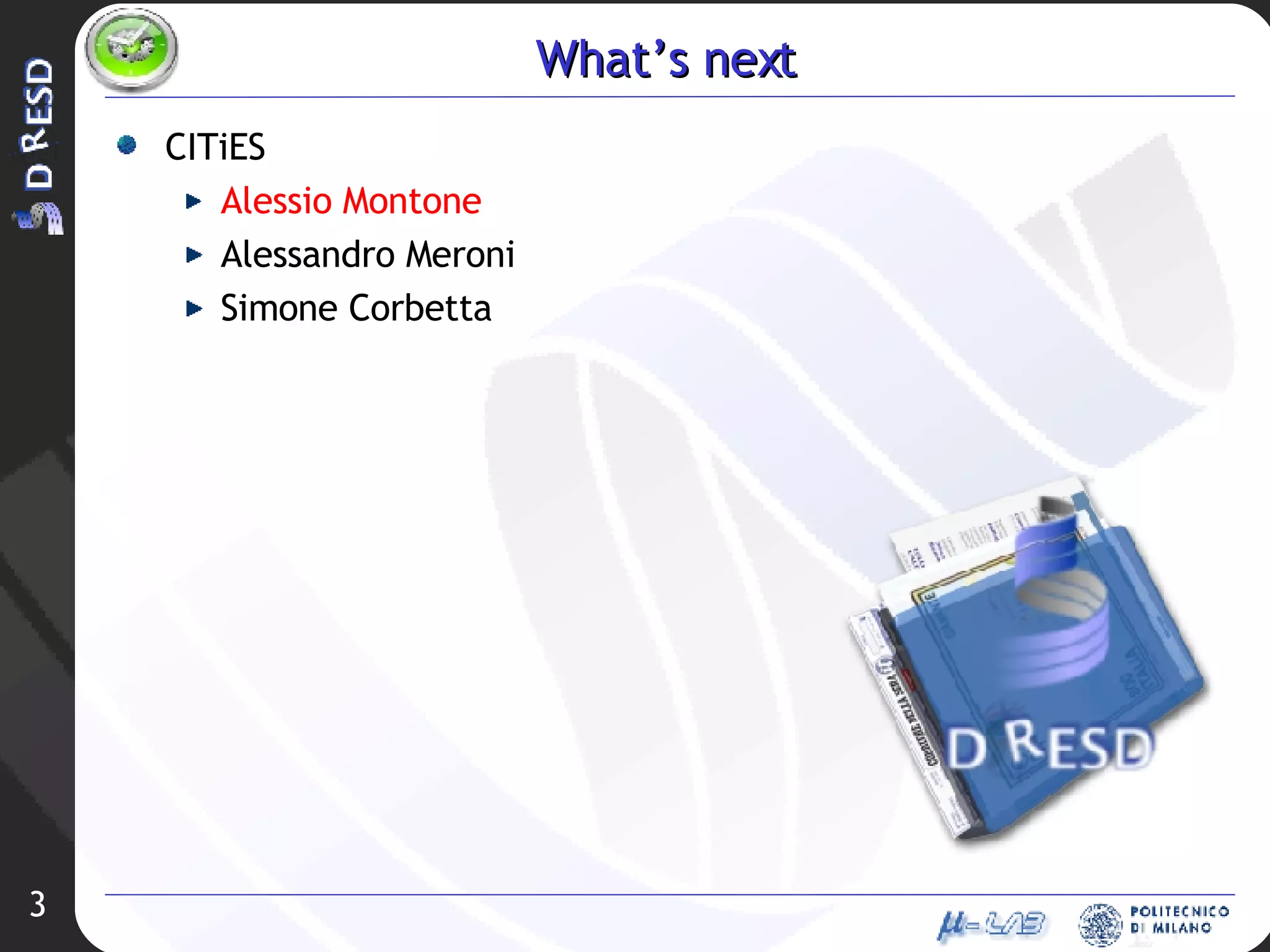 What’s next CITiES Alessio Montone Alessandro Meroni Simone Corbetta 
