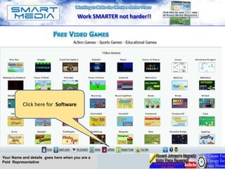 Work SMARTER not harder!!




          Click here for Software




Your Name and details goes here when you are a
Paid Representative
 