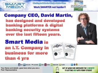 Work SMARTER not harder!!




Your Name and details goes here when you are a
Paid Representative
 