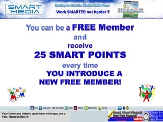 Work SMARTER not harder!!




Your Name and details goes here when you are a
Paid Representative
 