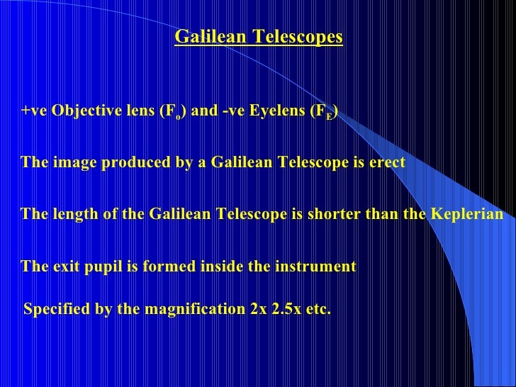 Telescopes