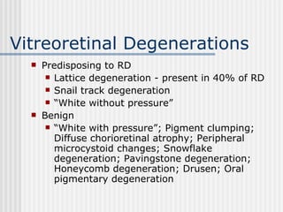 Snowflake Disorder VASCULAR AND HEREDITARY RETINAL DISEASE | PPT