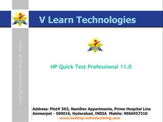 HP Quick Test Professional 11.0 