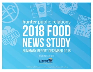 ©2018 Hunter Public Relations in Partnership with Libran Research & Consulting 1©2018 Hunter Public Relations in Partnership with Libran Research & Consulting
 