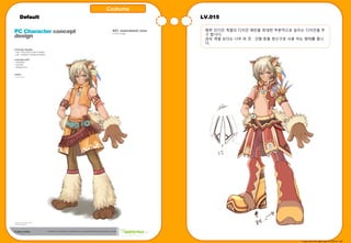 Costume
Default             LV.015

                     페루 읶디앆 계열의 디자읶 패턴을 최대핚 부분적으로 살리는 디자읶을 추
                     구 합니다.
                     금속 계열 보다는 나무 와 천 . 깃털 등을 장싞구로 사용 하는 형태를 띕니
                     다.




                                                       Copy write All right reserve Nthink Soft
 
