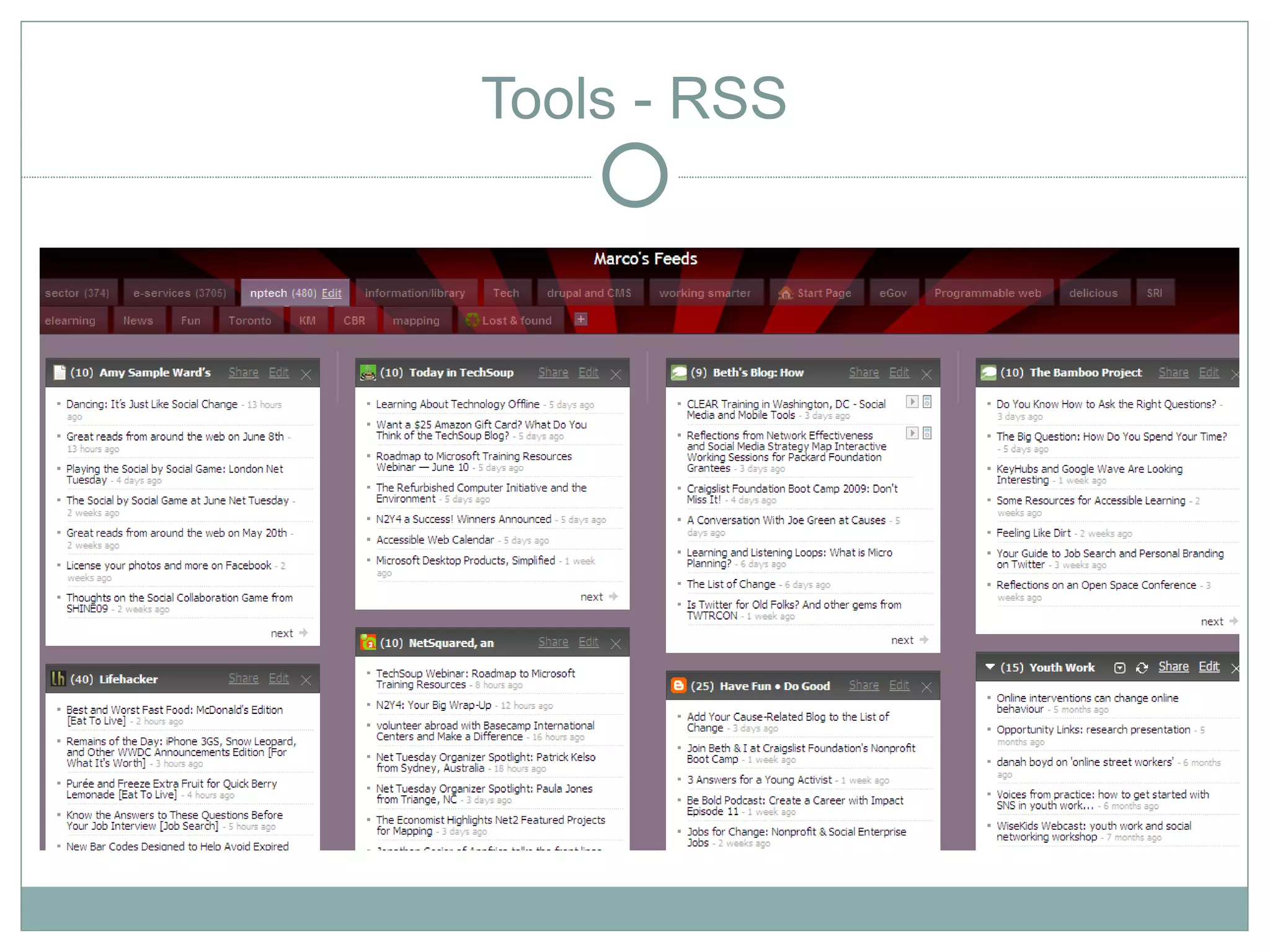 Tools - RSS
 