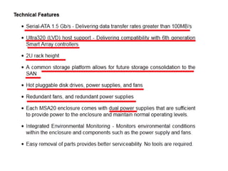 Hp storage works msa20