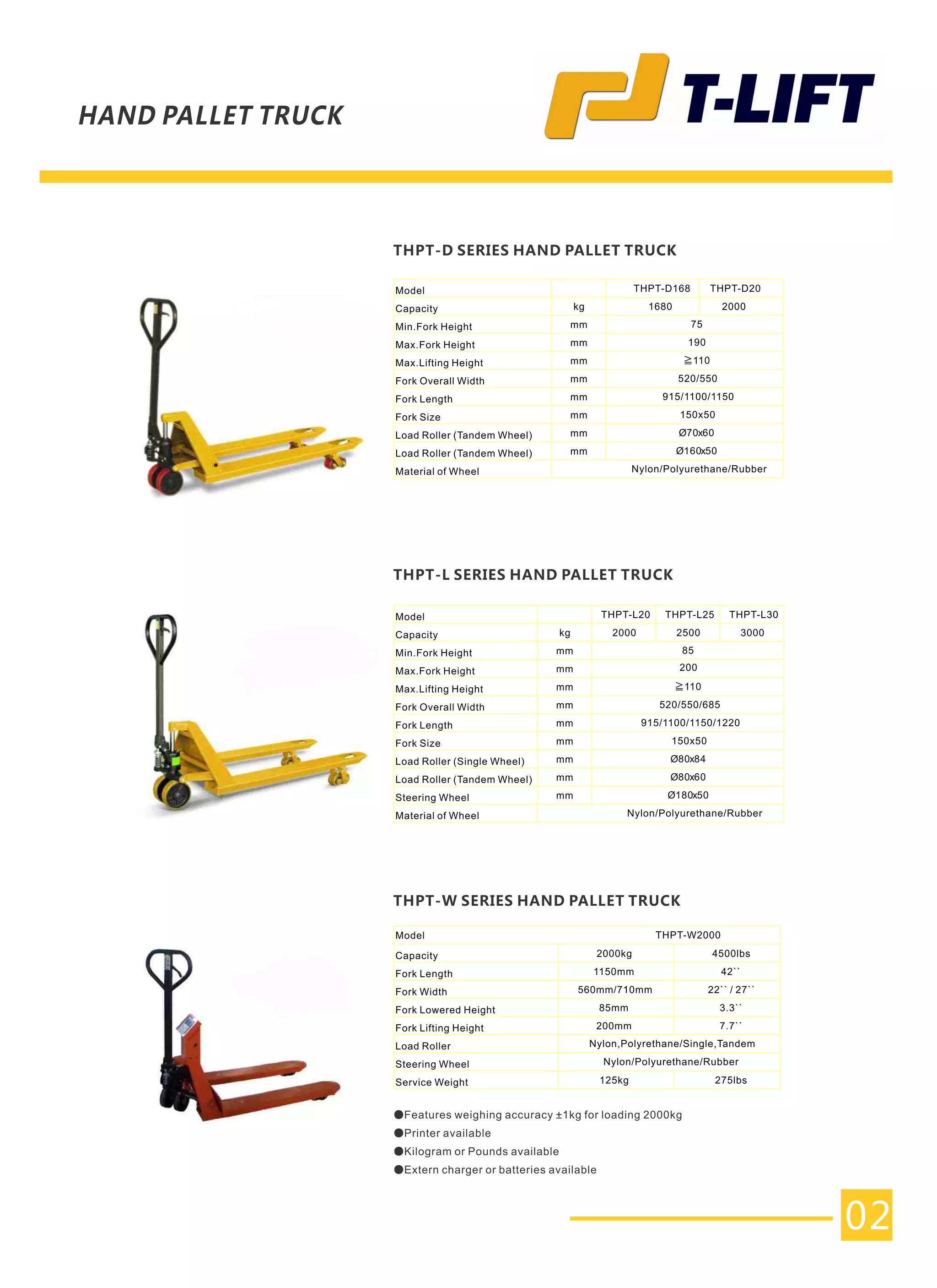 Hand pallet Truck | PDF