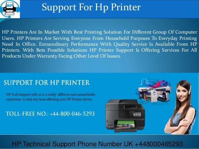 HP Technical Support Phone Number UK +448000465293