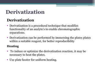 HPTLC_planer chromatography Seperation Technique | PPTX