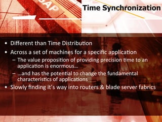 Precision Time Synchronization | PDF
