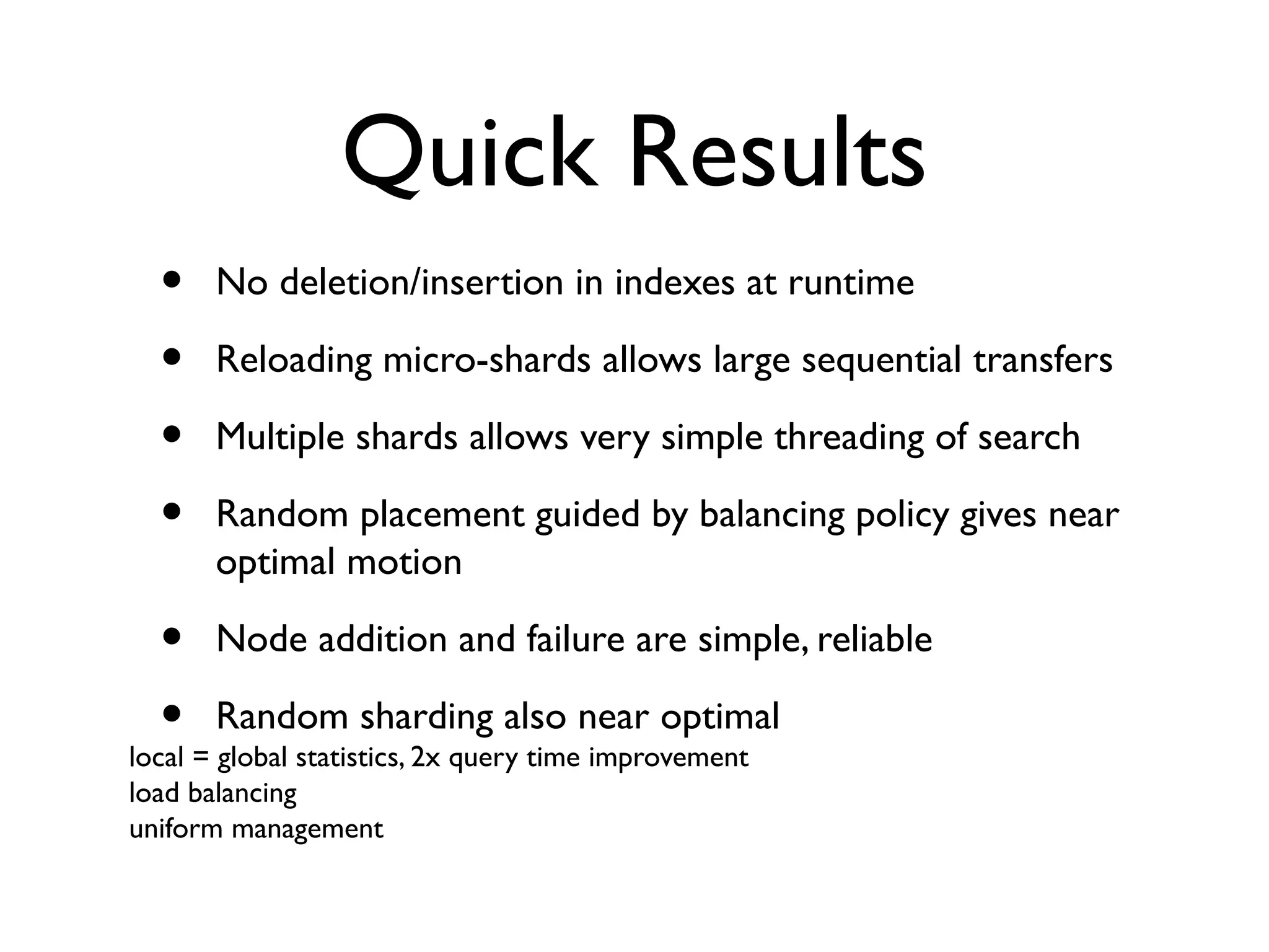 HPTS talk on micro sharding with Katta | PPT