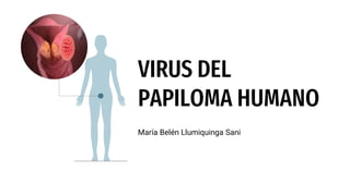 VIRUS DEL
PAPILOMA HUMANO
María Belén Llumiquinga Sani
 