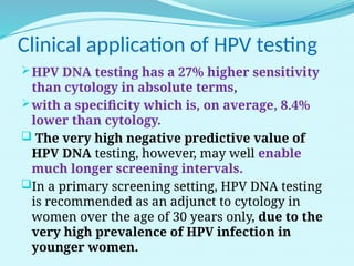 Human Papillomavirus (HPV) Role in Cervical Precancerous Lesions and ...