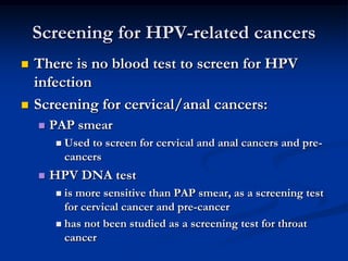 Information for the Patient on Human Papilloma Virus (HPV) and Head and ...