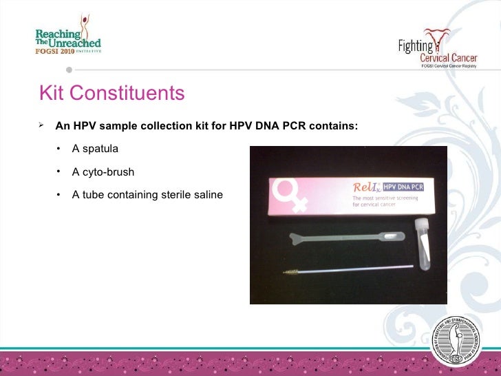 Hpv Sample Collection Procedure