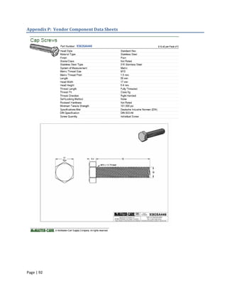 Appendix P: Vendor Component Data Sheets




Page | 92
 