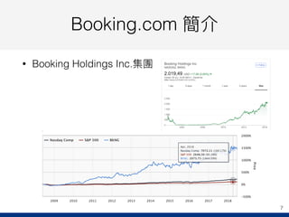 • Booking Holdings Inc.集團
7
Booking.com 簡介
 