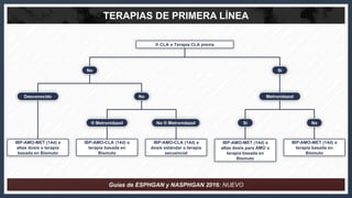 Guías de ESPHGAN y NASPHGAN 2016: NUEVO
TERAPIAS DE PRIMERA LÍNEA
® CLA o Terapia CLA previa
No
No
® Metronidazol
IBP-AMO-...