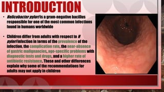 Obsense Infection Comprehensive Overview of H. pylori Infection in Children ...