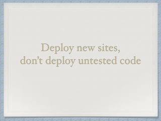 Setup any subsite locally 
within a few minutes 
 