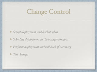 Script highlights 
# Getting DB from the remote server 
ssh $HOST "drush @gudrupal.$ENV -l $SUBSITE sql-dump --skip-tables-key=common --gzip" > $# Resave theme settings 
drush @gudrupal.local -l $SUBSITE php-eval "# 
module_load_include('inc', 'system', 'system.admin'); 
foreach (array('at_georgetown') as $theme_name) { 
$form_state = form_state_defaults(); 
$form_state['build_info']['args'][0] = $theme_name; 
$form_state['values'] = array(); 
drupal_form_submit('system_theme_settings', $form_state); 
} 
" 
 