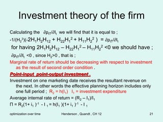 H & Q CH 12 Optimization over time.ppt