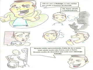 AS DROGAS E SUAS CONSEQUÊNCIAS (História em quadrinhos)
 