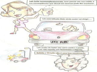 AS DROGAS E SUAS CONSEQUÊNCIAS (História em quadrinhos)
 