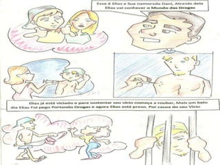 AS DROGAS E SUAS CONSEQUÊNCIAS (História em quadrinhos)
 
