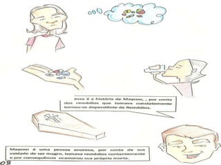 AS DROGAS E SUAS CONSEQUÊNCIAS (História em quadrinhos)
 